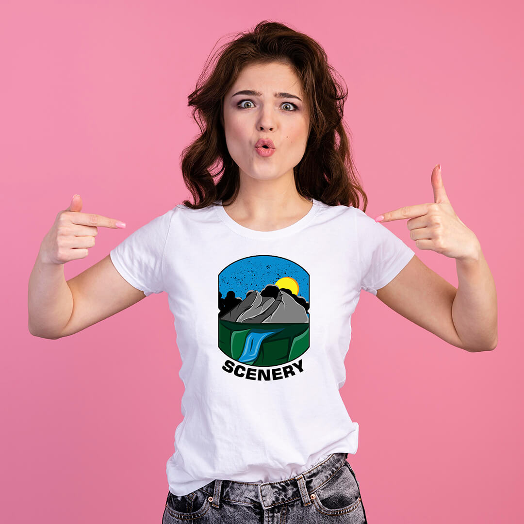 Scenery Printed T-Shirt